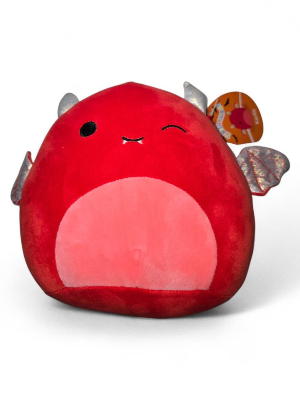 Karlie Red Devil Squishmallow 8 Inch Plush NWT Halloween Winking Kellytoy
